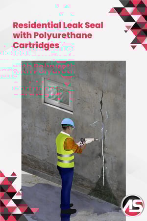 Residential Leak Seal with Polyurethane Cartridges